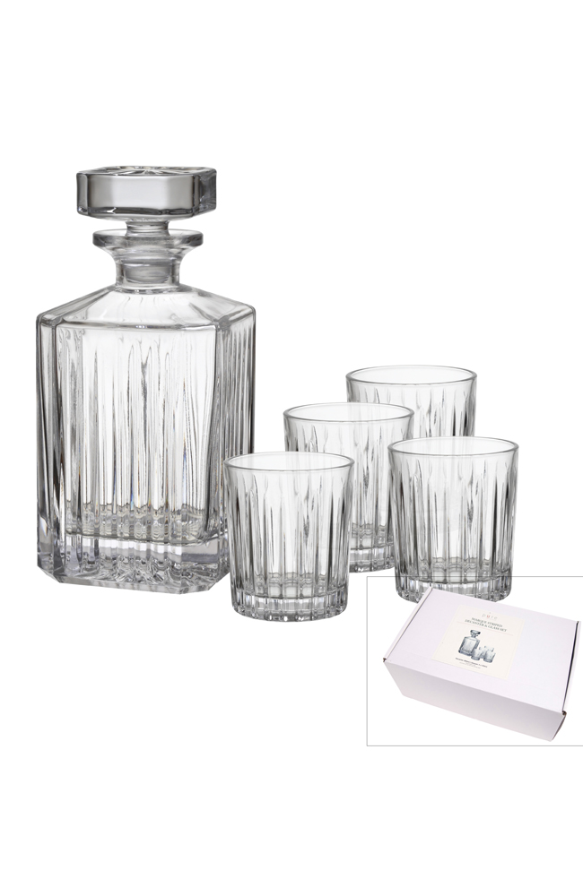 Marque Striped Decanter