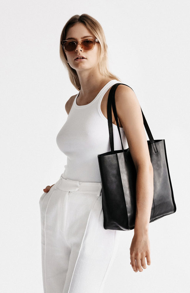 Baby Unlined Tote - Black