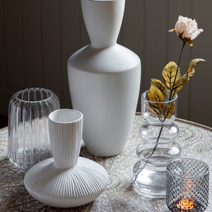 Naru Vase - White