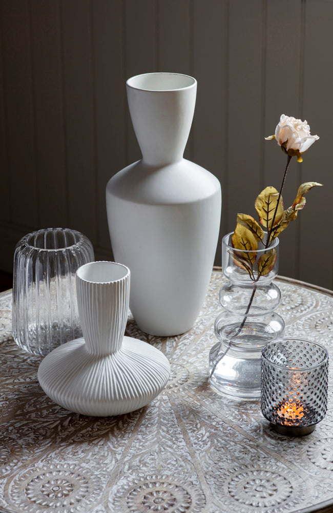 Karis Glass Vase | Clear
