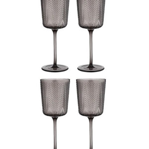 Artemis Wine Glass - Charcoal