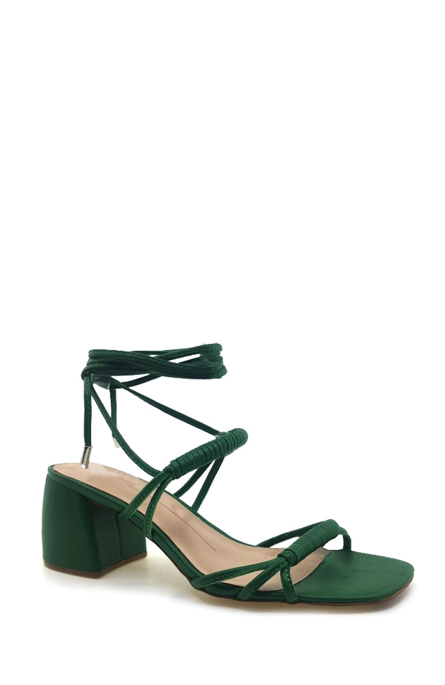 Green hot sale block sandals