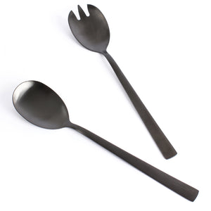 Salad Server Set - Black