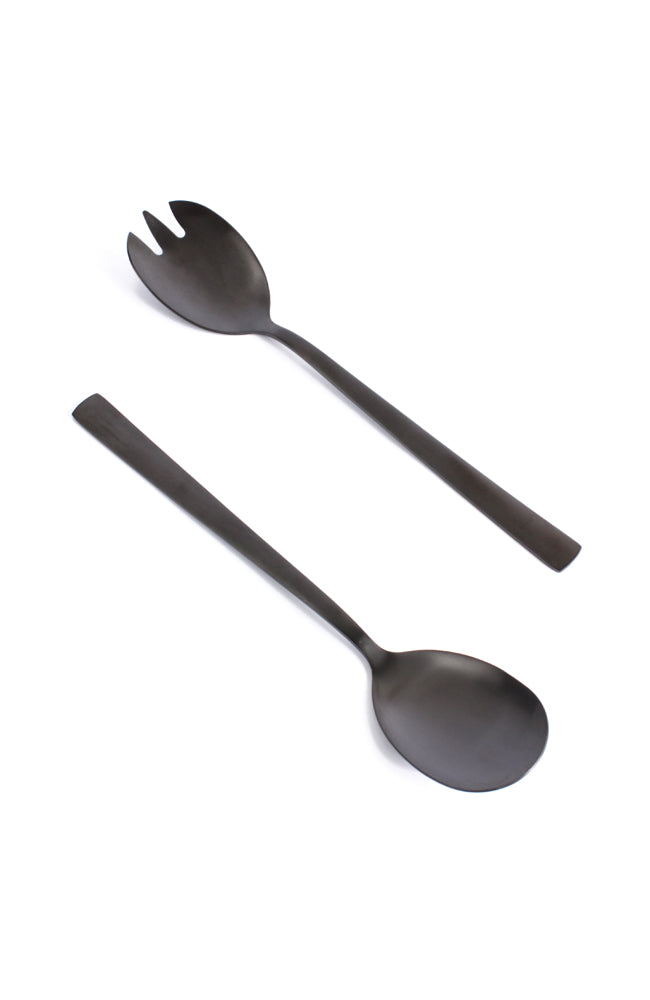Salad Server Set - Black
