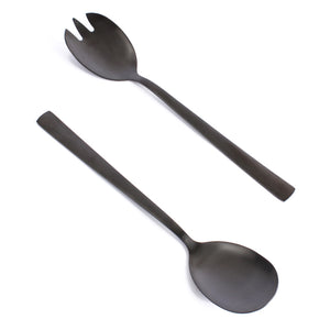 Salad Server Set - Black