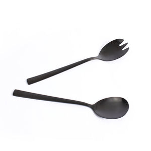 Salad Server Set - Black