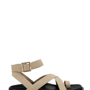 Hitch Footbed Sandal - Off White