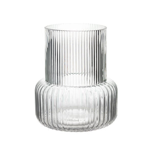 Saville Clear Glass Straight Vase - Small