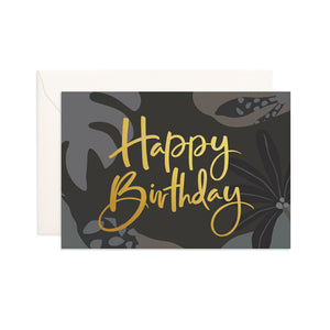 Happy Birthday Night Jungle Mini Card
