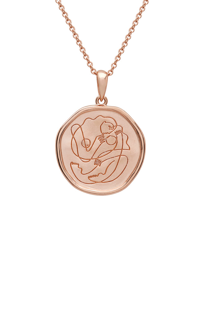 Motherhood necklace - Rose gold