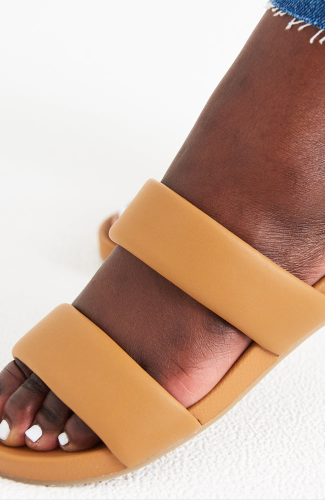 Tide Strap Slide - Padded Tan