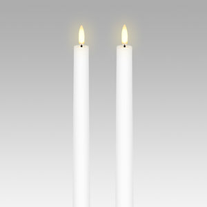 Flamless Taper Candle - Set of 2 (2.3 x 25cm)