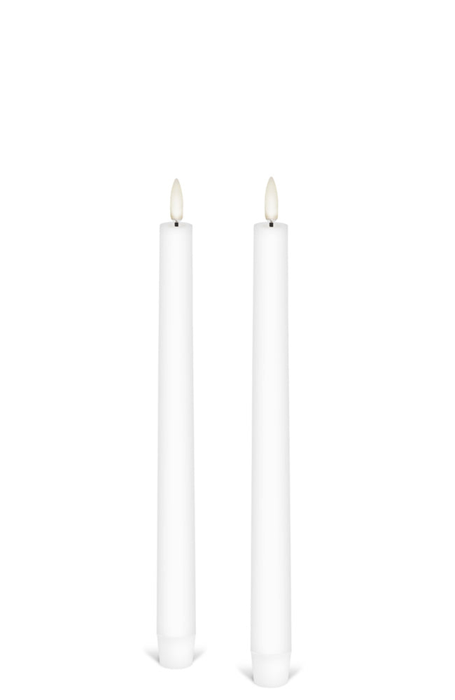 Flamless Taper Candle - Set of 2 (2.3 x 25cm)