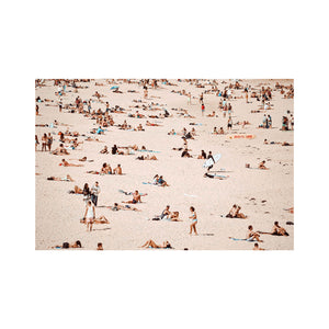 Photographic Print - Beach Bakers I - White Frame