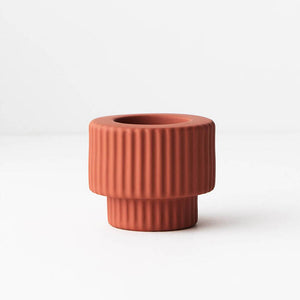 Palina Candle Holder Small - Terracotta