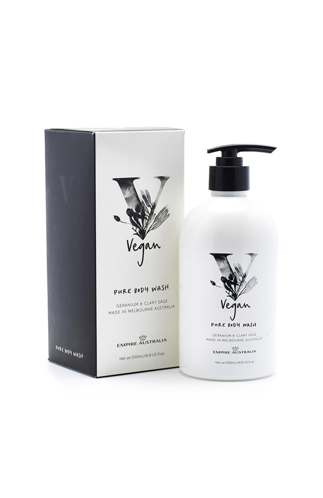 Vegan Geranium & Clary Sage Pure Body Wash