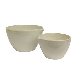 Franco Rustic Mixing Bowl White - Large