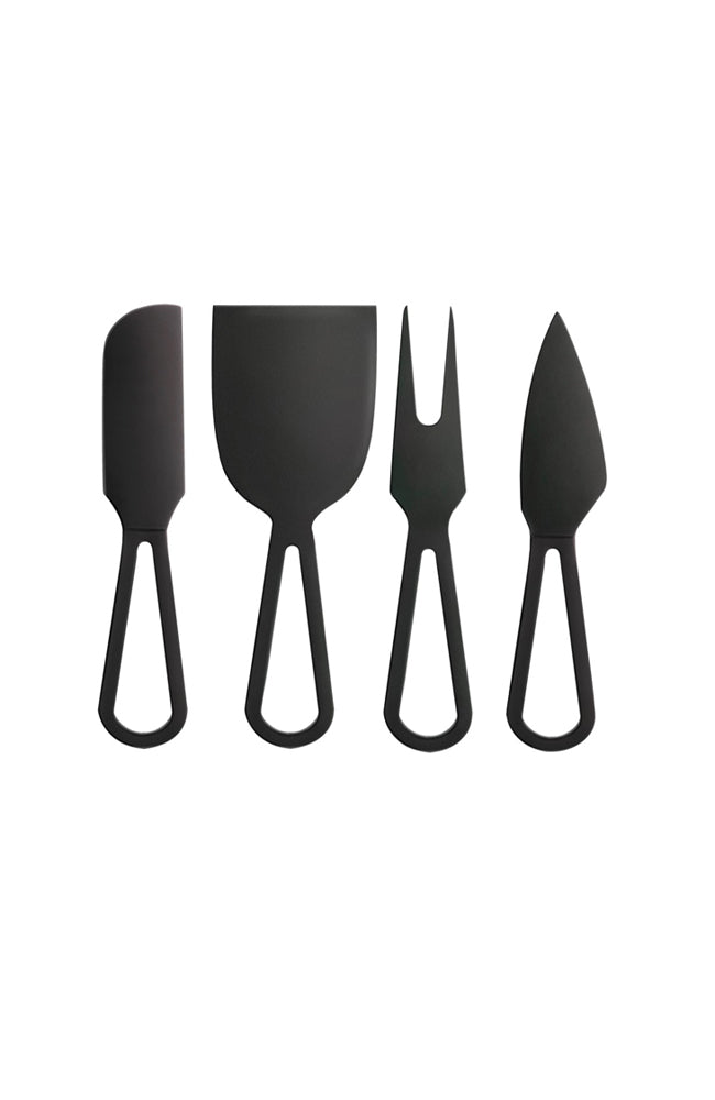 Orson Cheese Knives Set 4 - Black