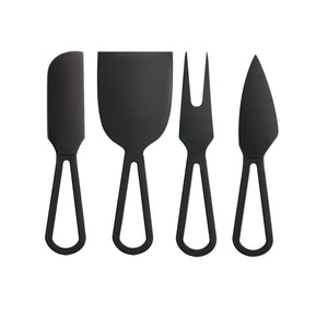 Orson Cheese Knives Set 4 - Black