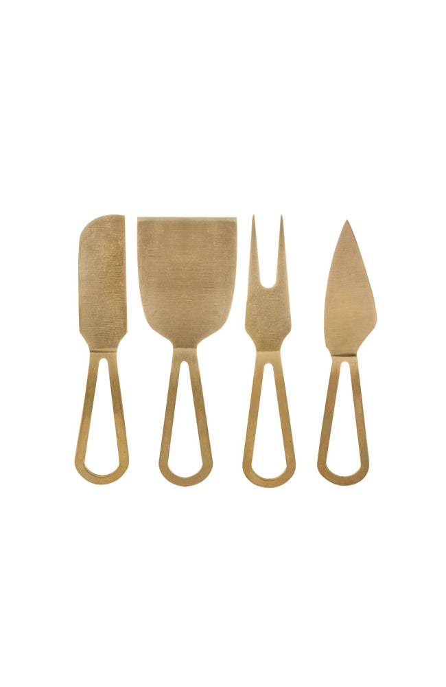 Orson Cheese Knives Set 4 - Gold