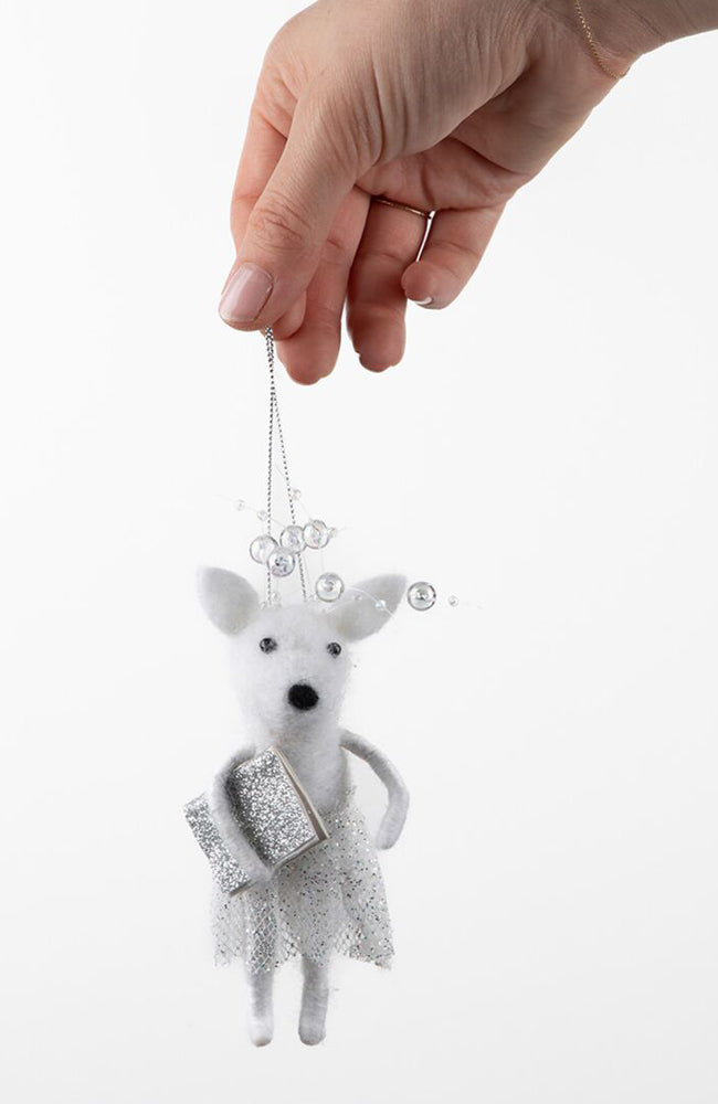 Storybook Hanging Mouse with Book