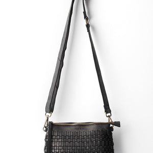 Woven Pouch Bag - Black